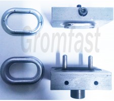 Oval Setting Die for  Made of Stainless Steel  40x20 Oval Galvanized Grommet & Washer